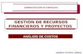 GESTIÓN DE RECURSOS FINANCIEROS Y PROYECTOS - ALGUNOS CONCEPTOS BASICOS