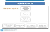 Presentació CTT UPC Unitats Serveis