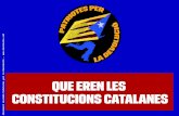 PATRIOTES PER LA DEVOLUCIO - Constitucions Catalanes