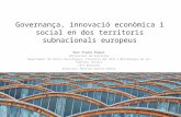 Governança, innovació econòmica i social en dos territoris subnacionals europeus