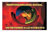 Responsabilida social, un retorno a lo humano