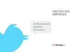 Sessió 2   twitter nivell inicial per empreses