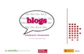 Seminario Blogs red.es
