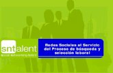 Redes sociales al servicio del proceso de busqueda y selección laboral