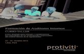 Brochure Curso - Taller para Formación de Auditores Internos Perú-Oct_2014