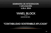 Plan de Negocios: Contabilidad Sostenible Aplicada, por Yanel Block.