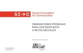 Social Innovation for Communities (SIC) castellano