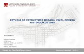 Estudio Estructura Urbana en el Centro Histórico de Lima