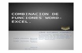 Combinacion de funciones word