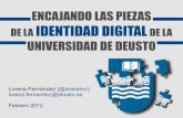 Encajando las piezas de la identidad digital de la Universidad de Deusto