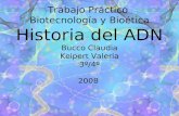 Historia del ADN biotecnologia Bucco Keipert