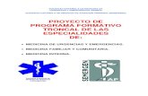 Proyecto Troncal de la Especialidad de Medicina de Urgencias y Emergencias