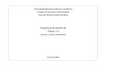 Programa de estudios física I y II CCH UNAM