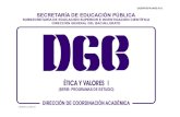 Etica y Valores 1 (Preparatoria México SEP DGB)
