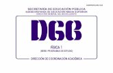 Fisica I (programa SEP DGB Mexico Bachillerato) Reticula 2008