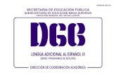 Lengua Adicional al Español:  Ingles III (Preparatoria México SEP DGB)