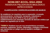 NOM-087-ECOL-SSA-2002 RESIDUOS PELIGROSOS BIOLÓGICO INFECCIOSOS