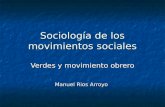 Sociología de Los Movimientos Sociales