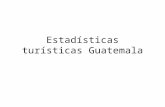 Estadísticas Turísticas Guatemala