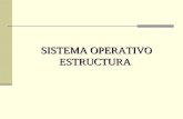 Sistema Operativo Estructura