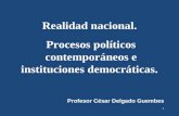 CDG - Realidad peruana, procesos políticos, y crisis de representación