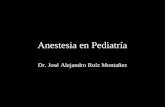 Anestesia en Pediatría