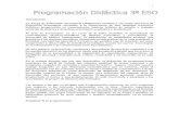 Programación Didáctica 3º ESO-2009