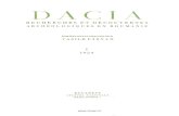 Revista DACIA nr. 1 - 1924 prima parte
