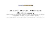 Hard Rock Miners Dictionary/Diccionario técnico de minería y petróleo