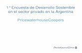 RSE - Encuesta Sobre Desarrollo Sostenible en Argentina - Price Water House Coopers