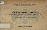 Grupo Mixto de Ingenieros nº4 en la Campaña de Liberación 1936-1939