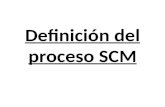 Definición del proceso SCM