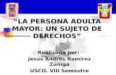 SITUACION DE LAS PERSONAS ADULTAS MAYORES EN COLOMBIA