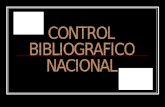Control Bibliográfico