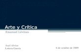 Arte y Críticas, Emanuel Lévinas