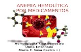 Anemia hemolítica medicamentosa