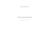 Las criadas (Las sirvientas) - Jean Genet