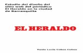 Estudio del diseño del sitio web del periódico El Heraldo en la ciudad de Barranquilla