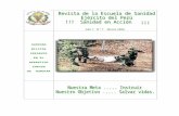 1era Revista Escuela Sanidad  Ejército del Perú  (Sanidad en Accion)