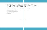 Opera Romantica y Opera Mexico