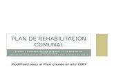Plan de Rehabilitación Comunal - 1