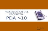 Simulación de venta: caso PDA r-10