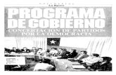 Programa de Gobierno Patricio Aylwin