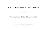 El Tesoro de Dios en vasos de barro - Rafael Hidalgo Cobo
