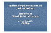 EPIDEMIOLOGIA Obesidad 2010