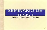 Seminario de Tesis i universidad de huanuco udh