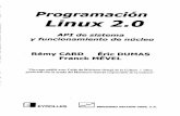 Programación Linux 2.0-Api de sistema y funcionamiento del núcleo