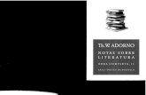 Adorno, Th. - Discurso sobre poesia lírica y sociedad