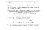 Tema 2 - 1 Balance masa y energía