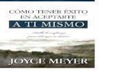 Meyer, Joyce - Cómo Tener Exito En Aceptarte A Ti Mismo (137p)